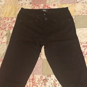 PAIGE Verdugo Ultra Skinny Classic Black Denim Size 27